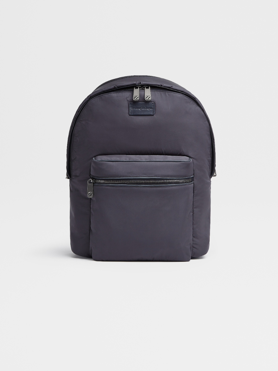 Dark Blue Technical Nylon Hoodie Backpack